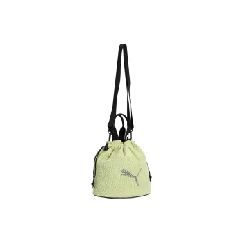 PUMA Nylon Bucket Bag, Shoulder Bag, Crossbody Bag, Handbag Small Size Women's Pistachio Green