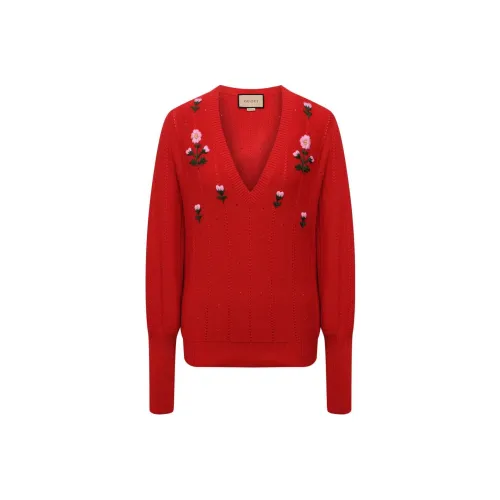 GUCCI Sweaters Women's Red