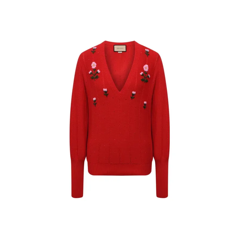 GUCCI Sweaters Women's Red-0