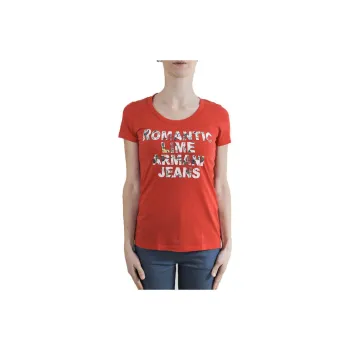 ARMANI JEANS T-Shirts Women's Red