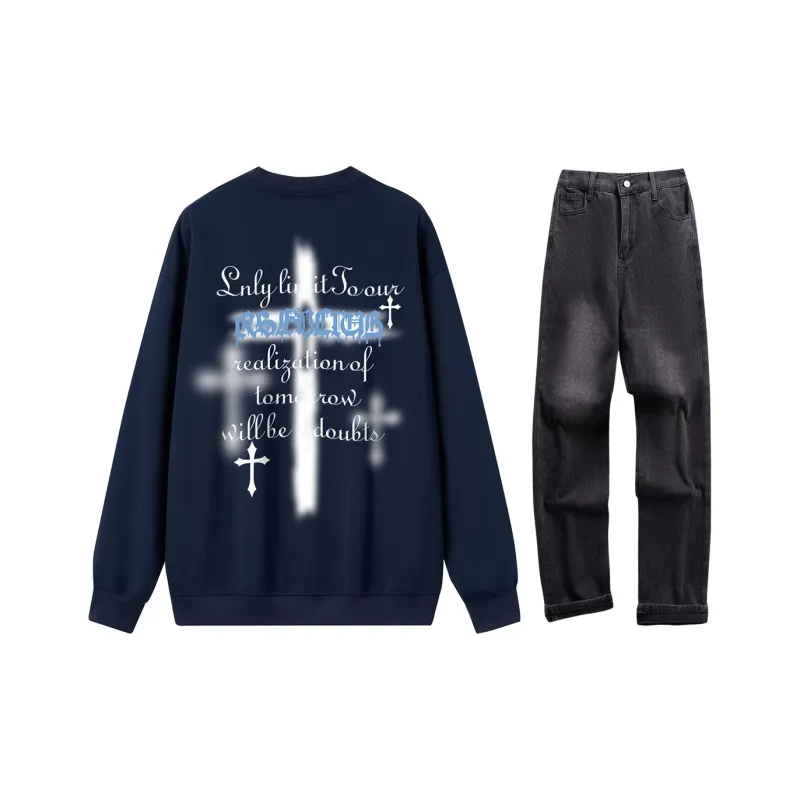 VniVerseVClub Sweatshirt Set Unisex-14