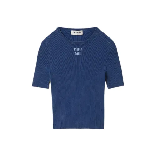 MIU holder miu Knitwear Women's Blue