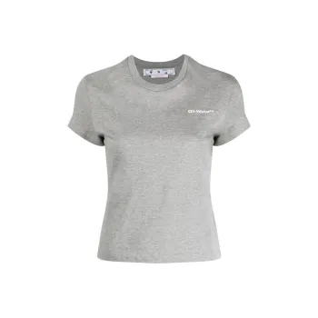 OFF WHITE T Shirts Women's Stone Gray