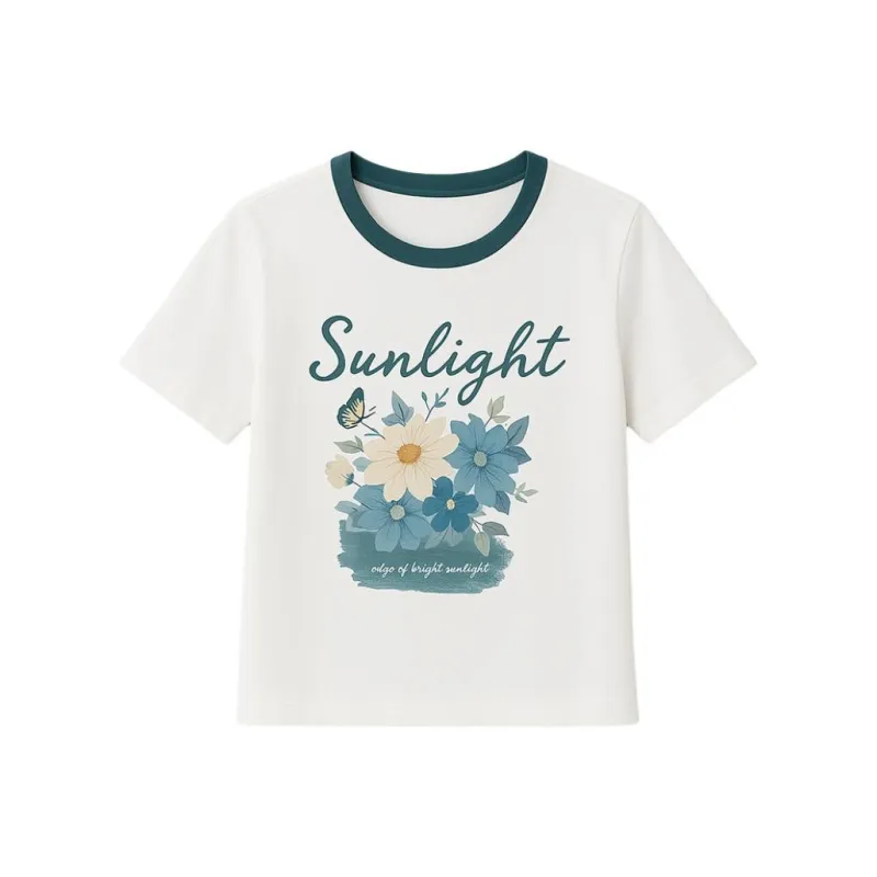 LUYOUYE T Shirts Women's Blue-0