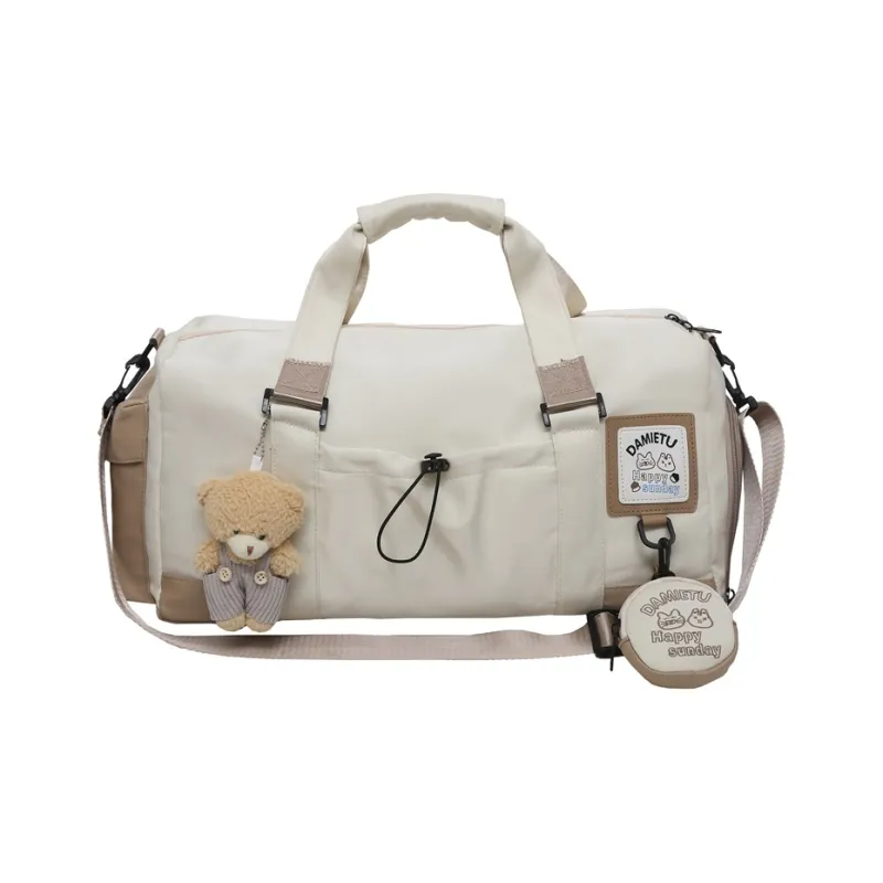 OUZIHUANG Nylon Travel Bag Women's Multicolor-3