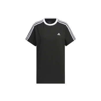 Adidas Drop Shoulder Sleeve T Shirt Women's Black