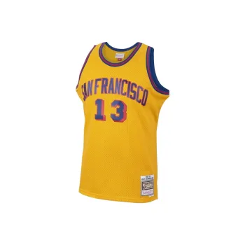 NBA x Mitchell & Ness Wilt Chamberlain Basketball Jerseys Men's Yellow