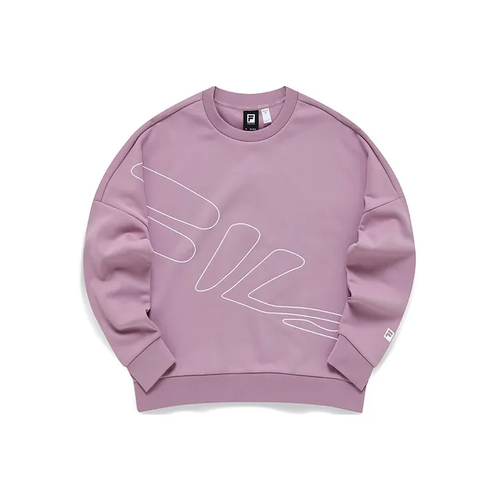 FILA Athletics Sweatshirts Women's Lotus Root Powders Purple-0