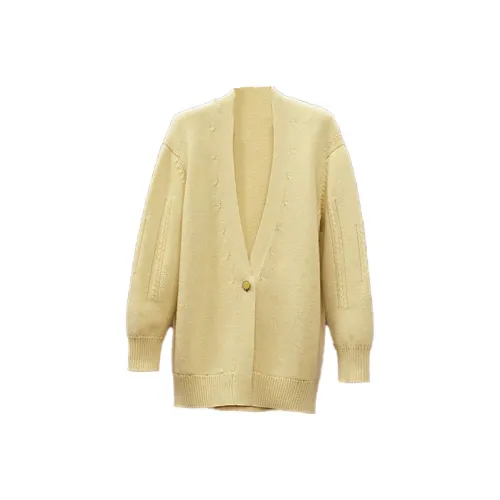 HERMES Knitwear Women's Light Yellow