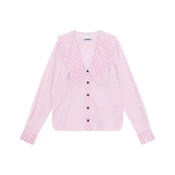 GANNI Shirts Women's Pink