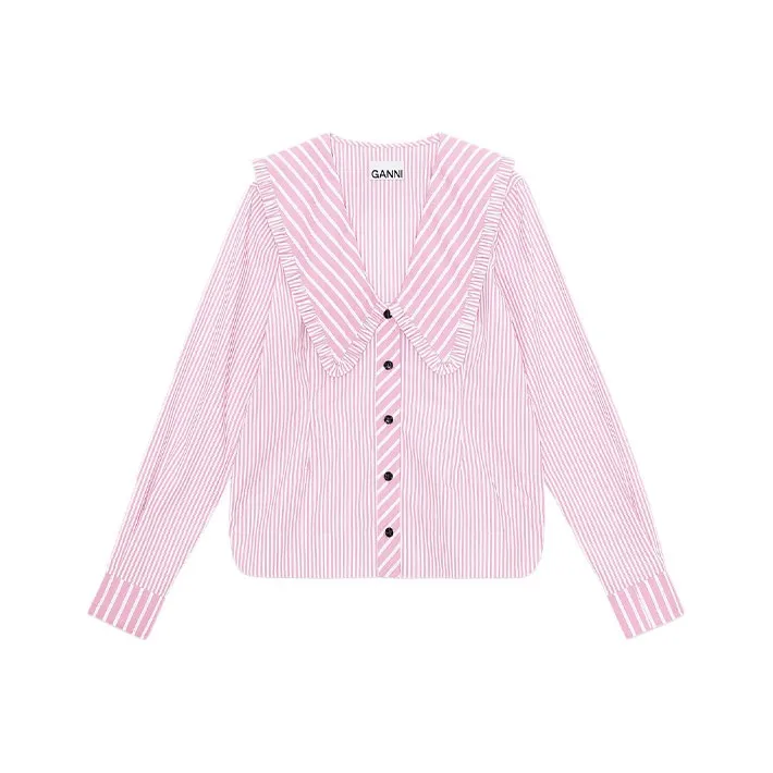 GANNI Shirts Women's Pink-0