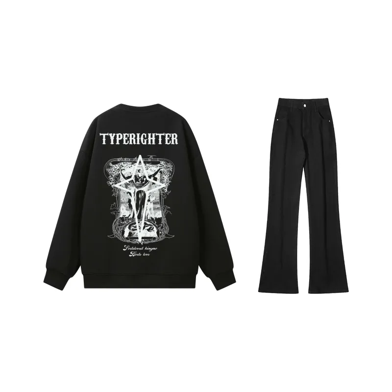 TYPERIGHTER Sweatshirt Set Unisex-0