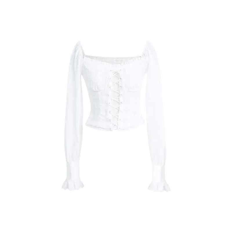 FLIM Lantern Sleeve T Shirt Women's-0
