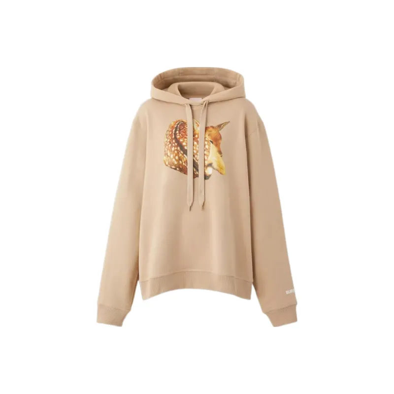 Burberry SS22 Sweatshirt Loose Fit Style Women's Tawny-0