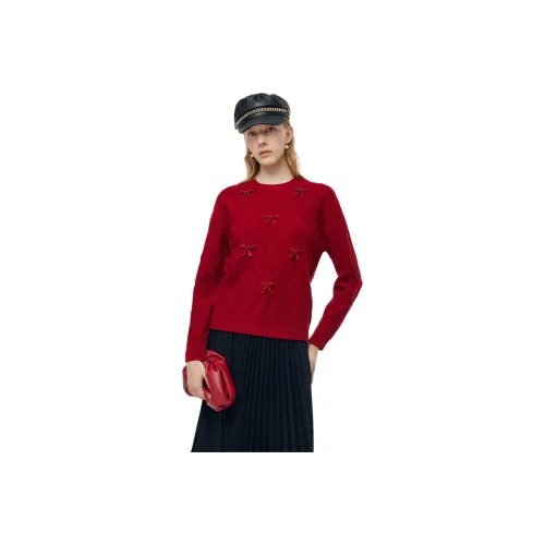 GOELIA Sweater Women's Pepper Red