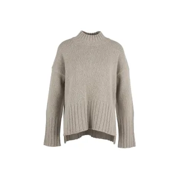 BARBOUR Winona Knitted Jumper Sweater Women's Gray