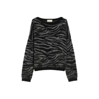 I BLUES Zebra print Knit Jumper