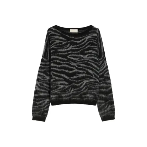 I BLUES Zebra print Knit Jumper