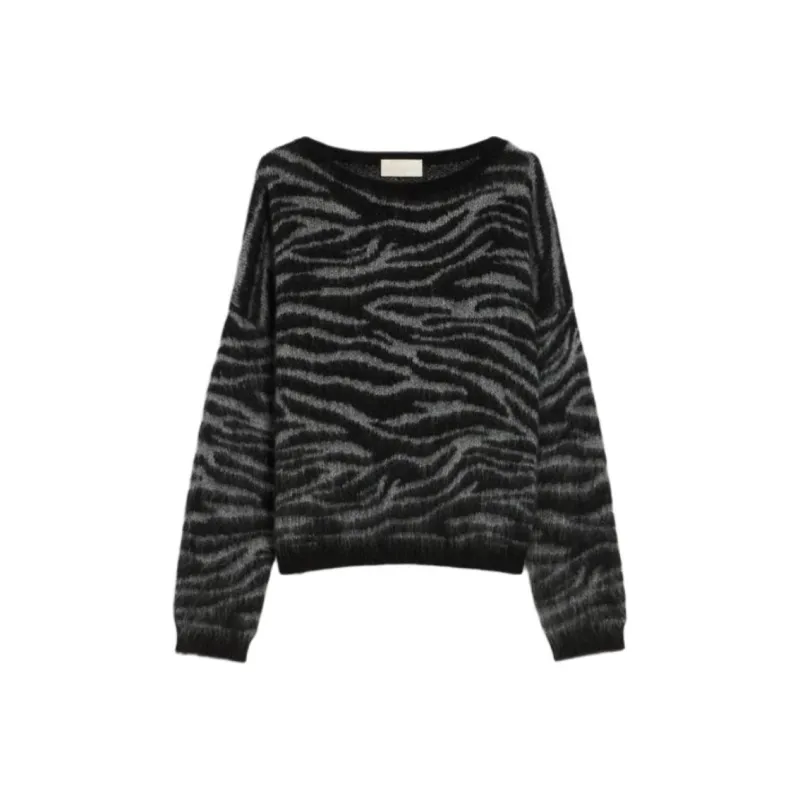 I BLUES Zebra print Knit Jumper-0