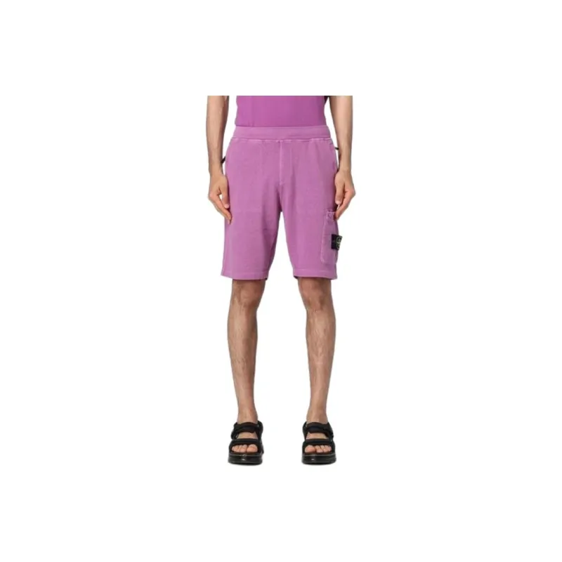 STONE ISLAND Casual Shorts Men's Purple-0