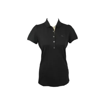 Burberry Polo Shirt Women's Black