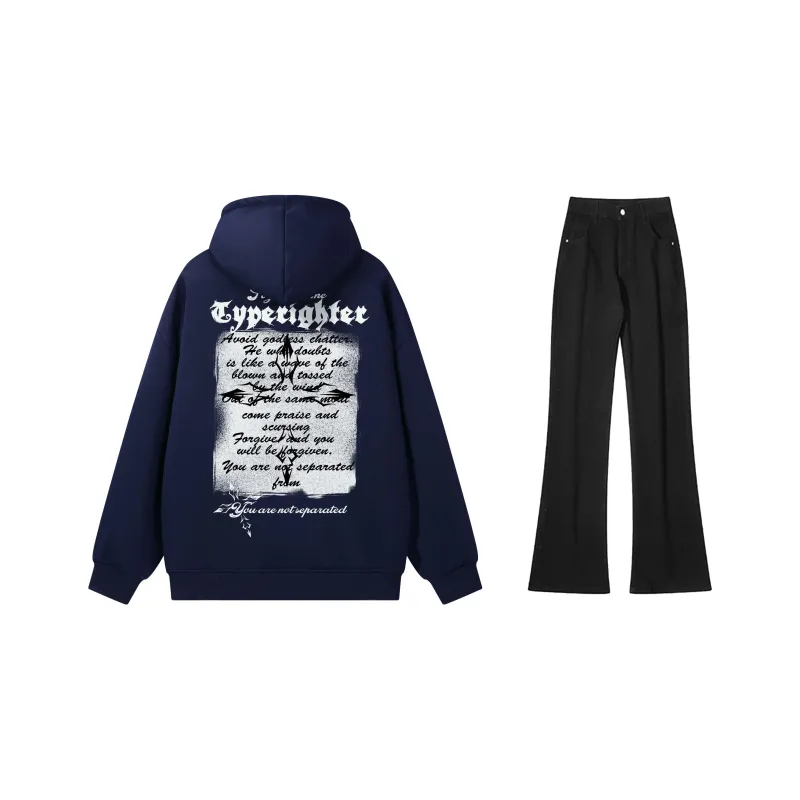 TYPERIGHTER Sweatshirt Set Unisex-5