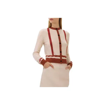 HERMES Sweaters Women's Beige