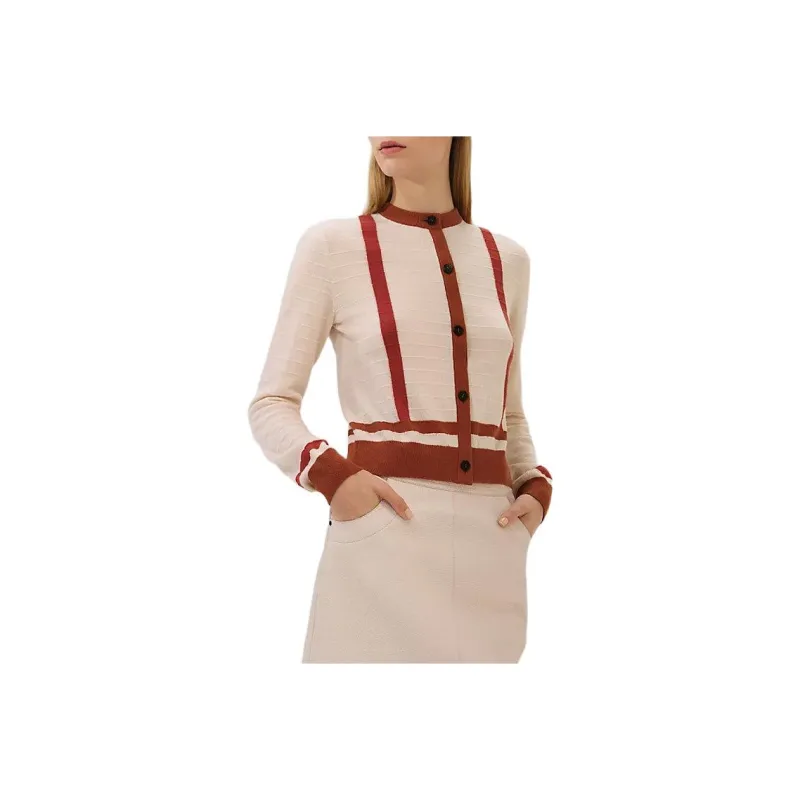 HERMES Sweaters Women's Beige-0
