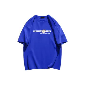 Cotton Shopping T Shirt Unisex Blue