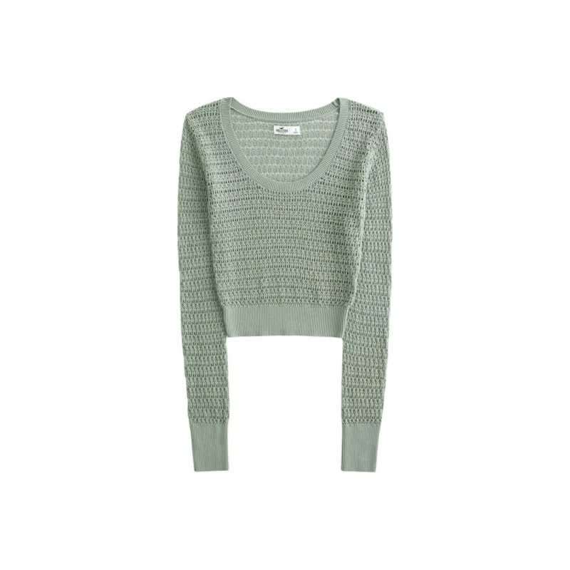 Hollister Sweater Women's Green-0