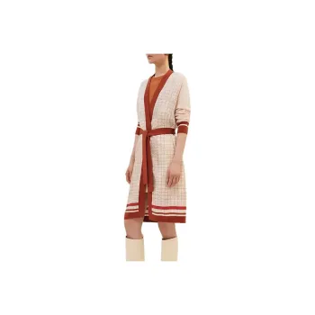 HERMES Sweater Women's Beige High Mountain Clay