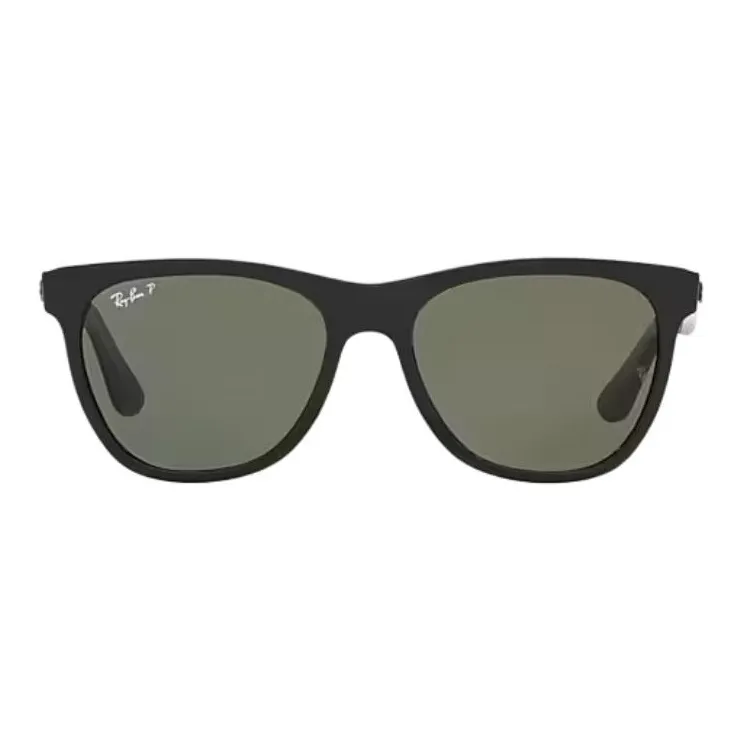 RayBan Nylon Oval Sunglasses Unisex Black-4