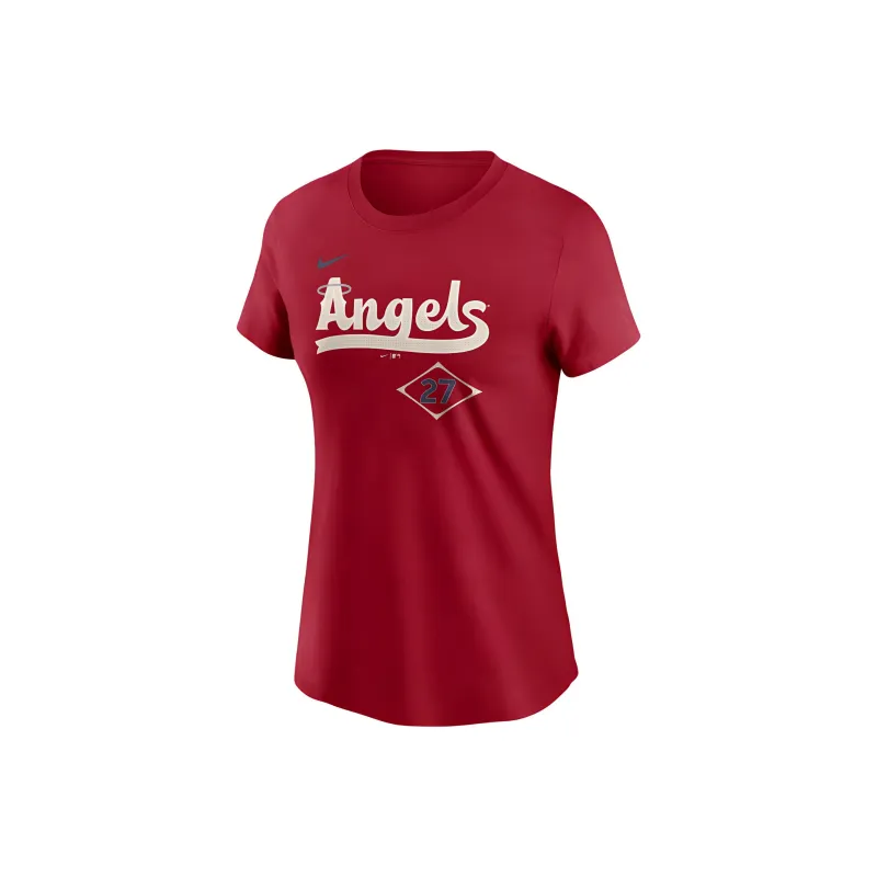 Mlb X Nike T-Shirts Women's Red-0