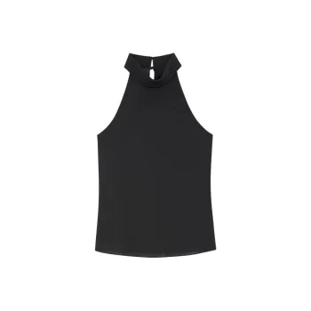 THEORY Halterneck Sleeveless Top