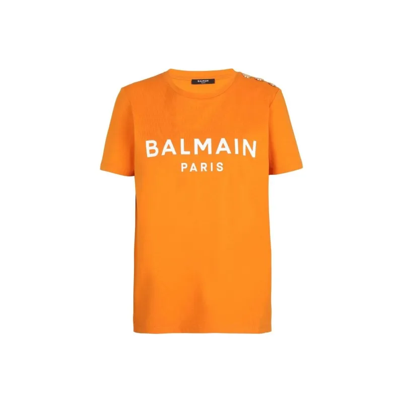 BALMAIN T-Shirts Women's Orange-0