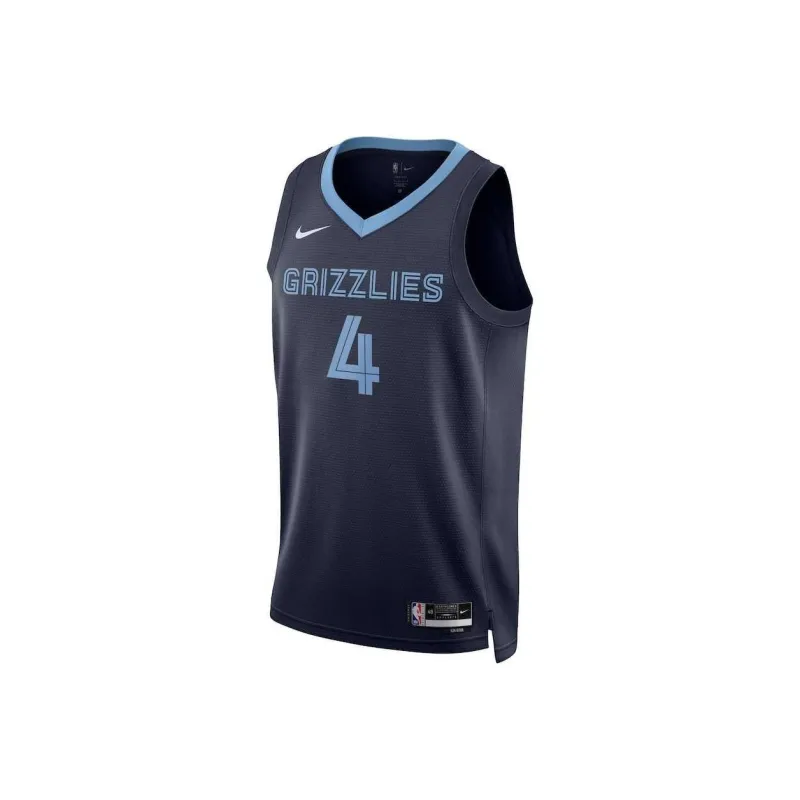 NBA x Nike Memphis Grizzlies Swingman Basketball Jerseys Unisex Marine Blue-0