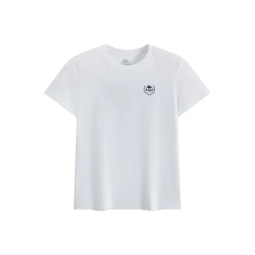 Kappa 1916 Series T Shirt Women's Korean White