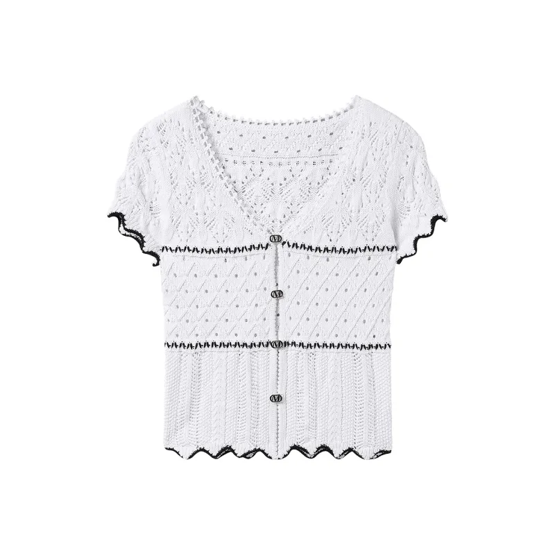 Miss Sixty Knitwear Women's White Black-0