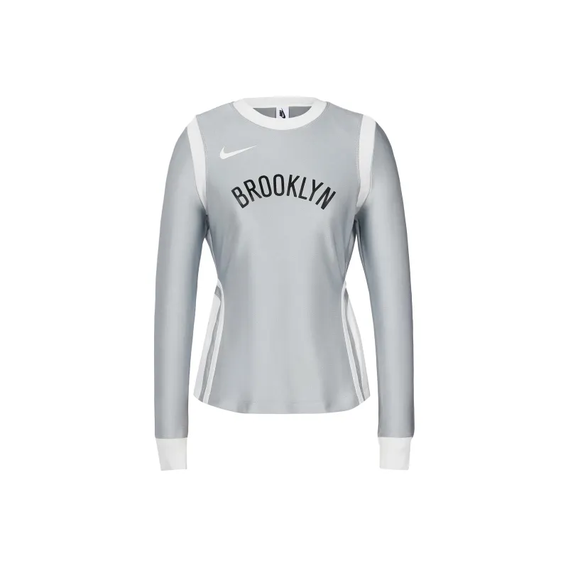 Nike Sweatshirt Nets Women's Silver-0