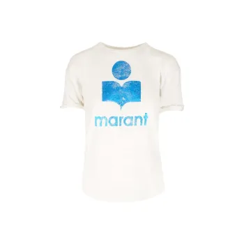 ISABEL MARANT ETOILE T Shirts Women's White Blue