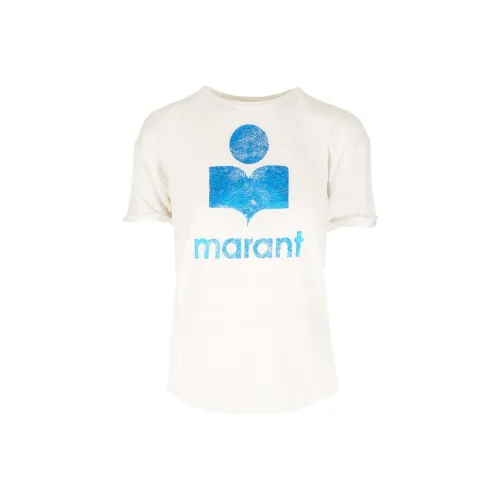 ISABEL MARANT ETOILE T Shirts Women's White Blue