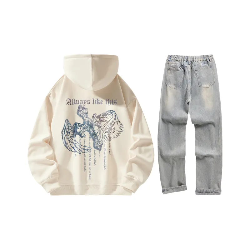 LEVEL Sweatshirt Sets Unisex-19