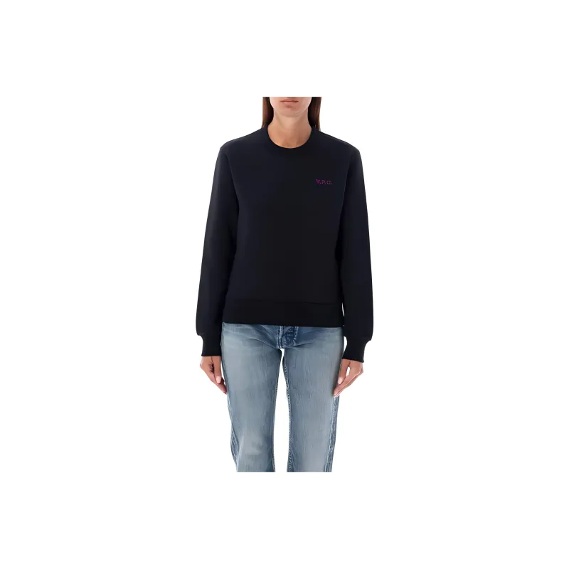 A.P.C Logo Printed Crewneck Sweatshirt-0