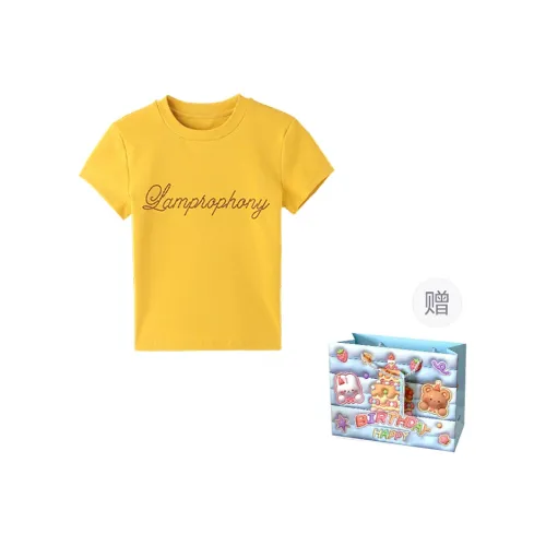 QUIET ANGEL T Shirt Women's Yellow Top