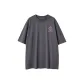 Dark Gray-Short-Sleeved-Lucky Smiley Face (Small Logo)