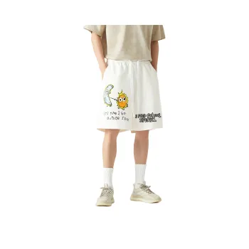 AFTER SCHOOL SPECIAL Casual Shorts Unisex White