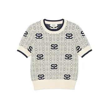 Sandro SS23 T Shirt Women's Light Umber