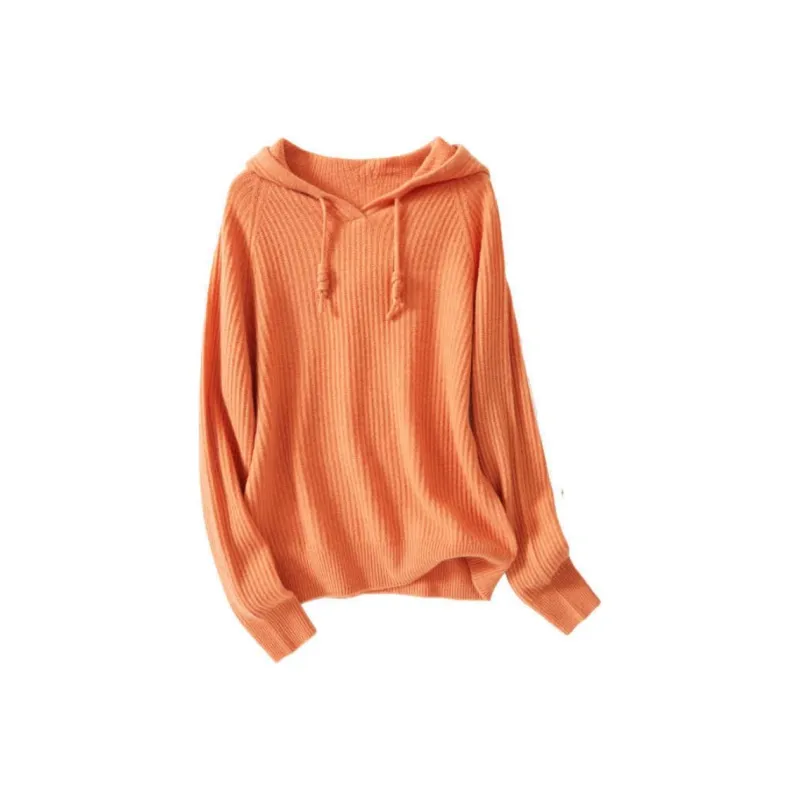 JINJU Sweaters Women's Orange-0