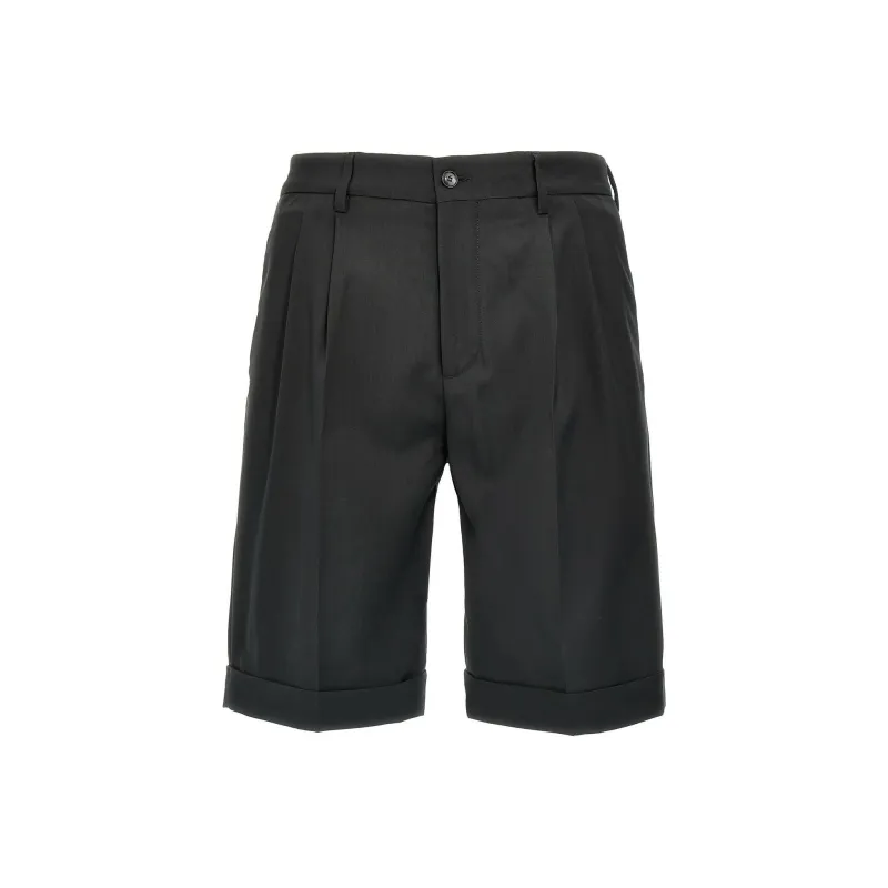 Barena Scandola Tropical Turn Up Hem Bermuda Shorts-0