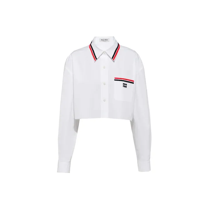 MIU MIU SS22 Shirt Women's White-0
